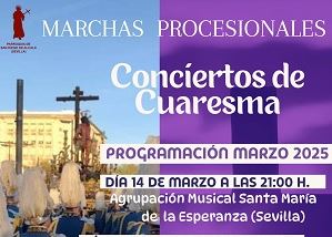 Cartel Programa Marchas Procesionales